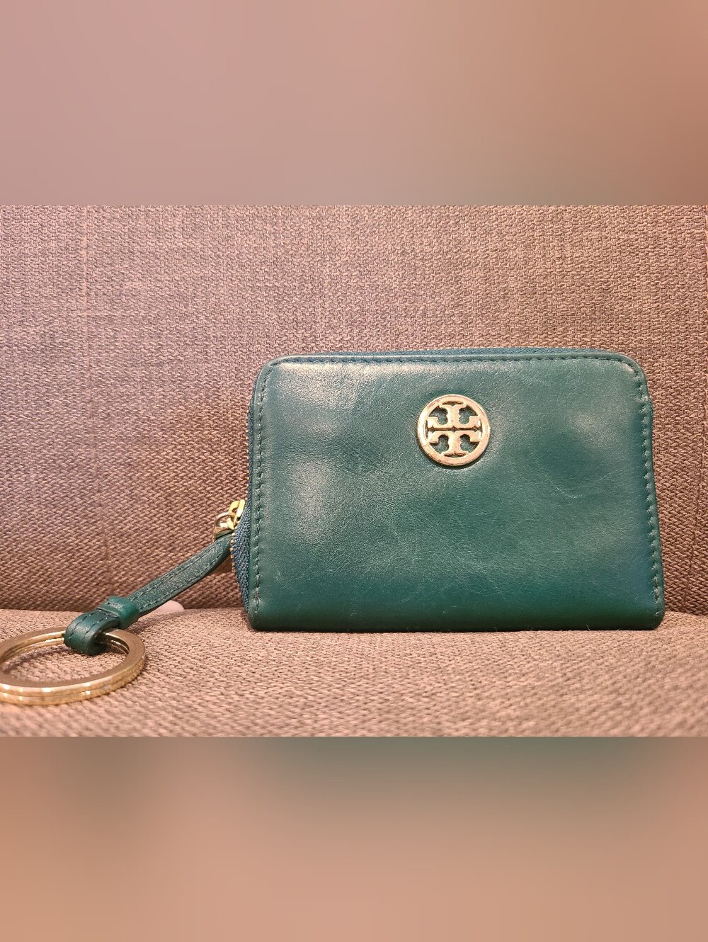 Tory Burch Robinson Zip Coin Case Wallet